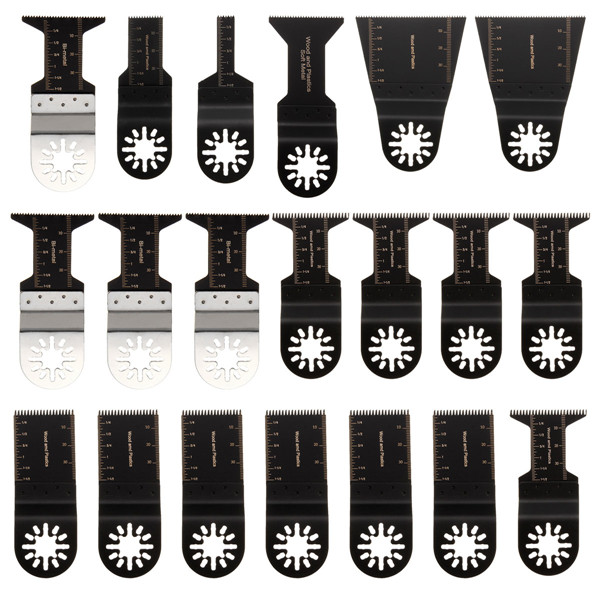 20 stuks zaagbladen Oscillatie Multi Tool voor Fein Multimaster Bosch Ryobi