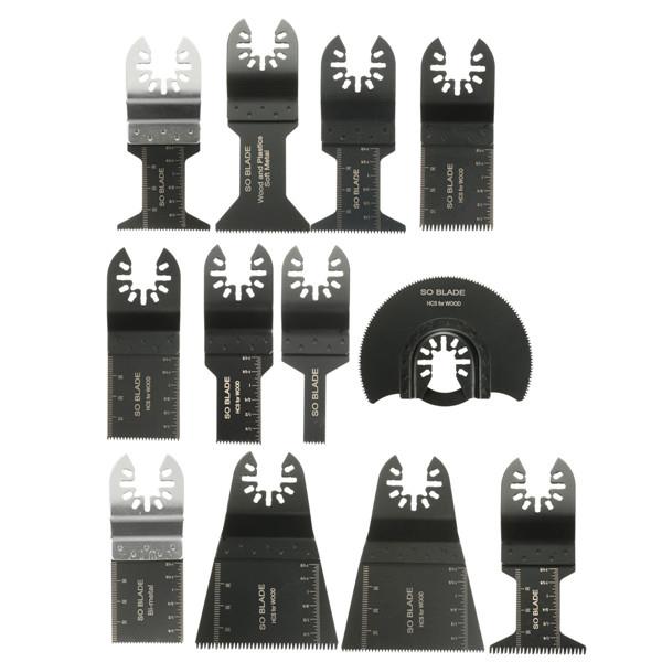 12st Saw Blades Oscillerende Multitool Set voor Fein Bosch Makita
