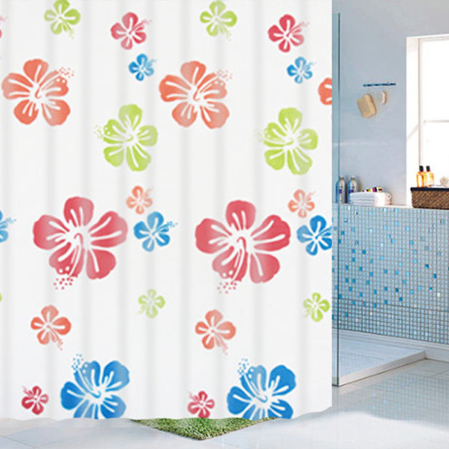 Shower Curtain Thickening Peva Bathroom Curtain Bathroom Curtains Toilet Dry And Wet Separation Partition Waterproof Curtain Logo