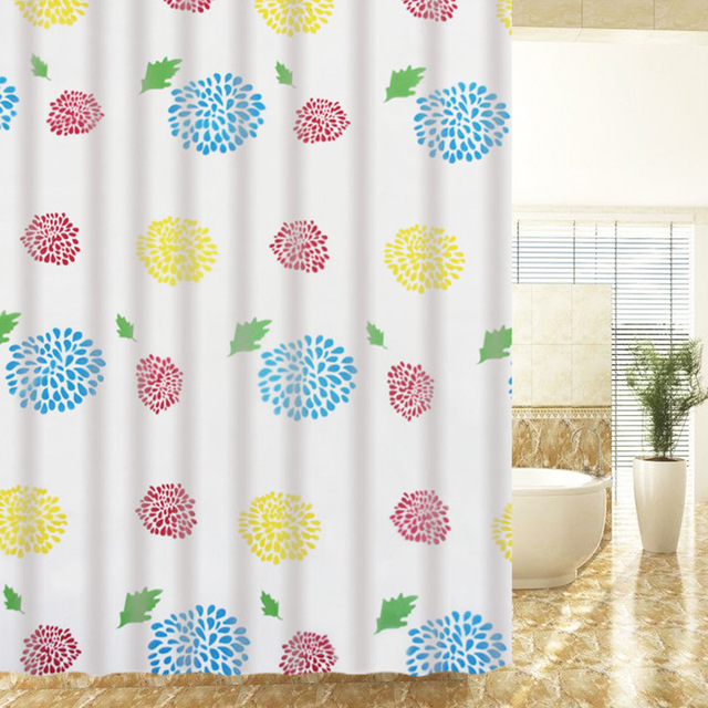Shower Curtain Thickening Peva Bathroom Curtain Bathroom Curtains Toilet Dry And Wet Separation Partition Waterproof Curtain Logo