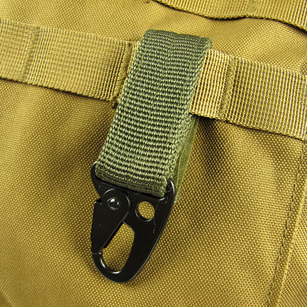 Carabiner Hook Buckle Nylon Molle Belt Hanging Key Ring Outdoor Tool (7)